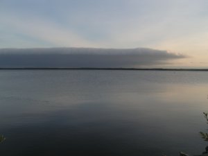 Stormclouds over the lake